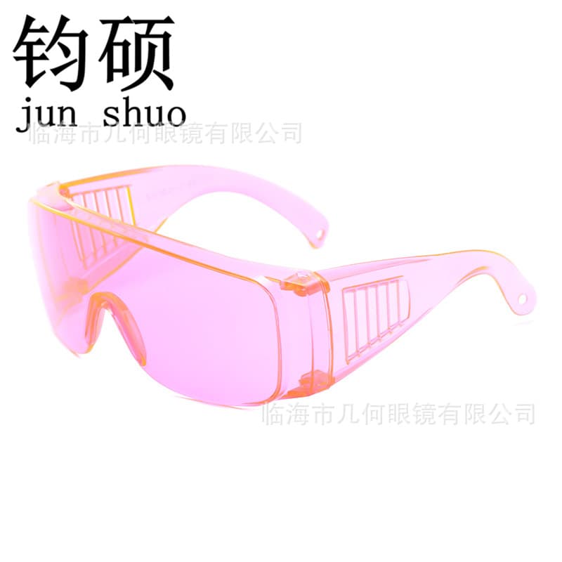 Industrial dust splash splash festival mirror anti -mist color louver protective glasses eye mask Labor protection mirror cycling wind mirror 4