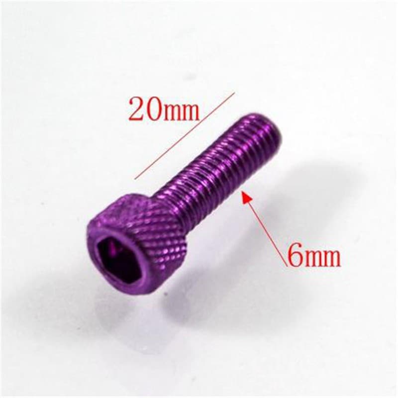 Modified pedal, aluminum alloy, 6×20mm 4