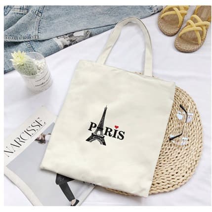 Comfortable one-shoulder bag, shopping bag, print 3