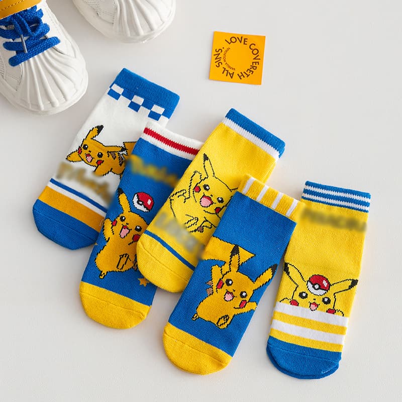 (Wholesale), children's demi-season cartoon socks for men and women for students, for teenagers, mid-length 1