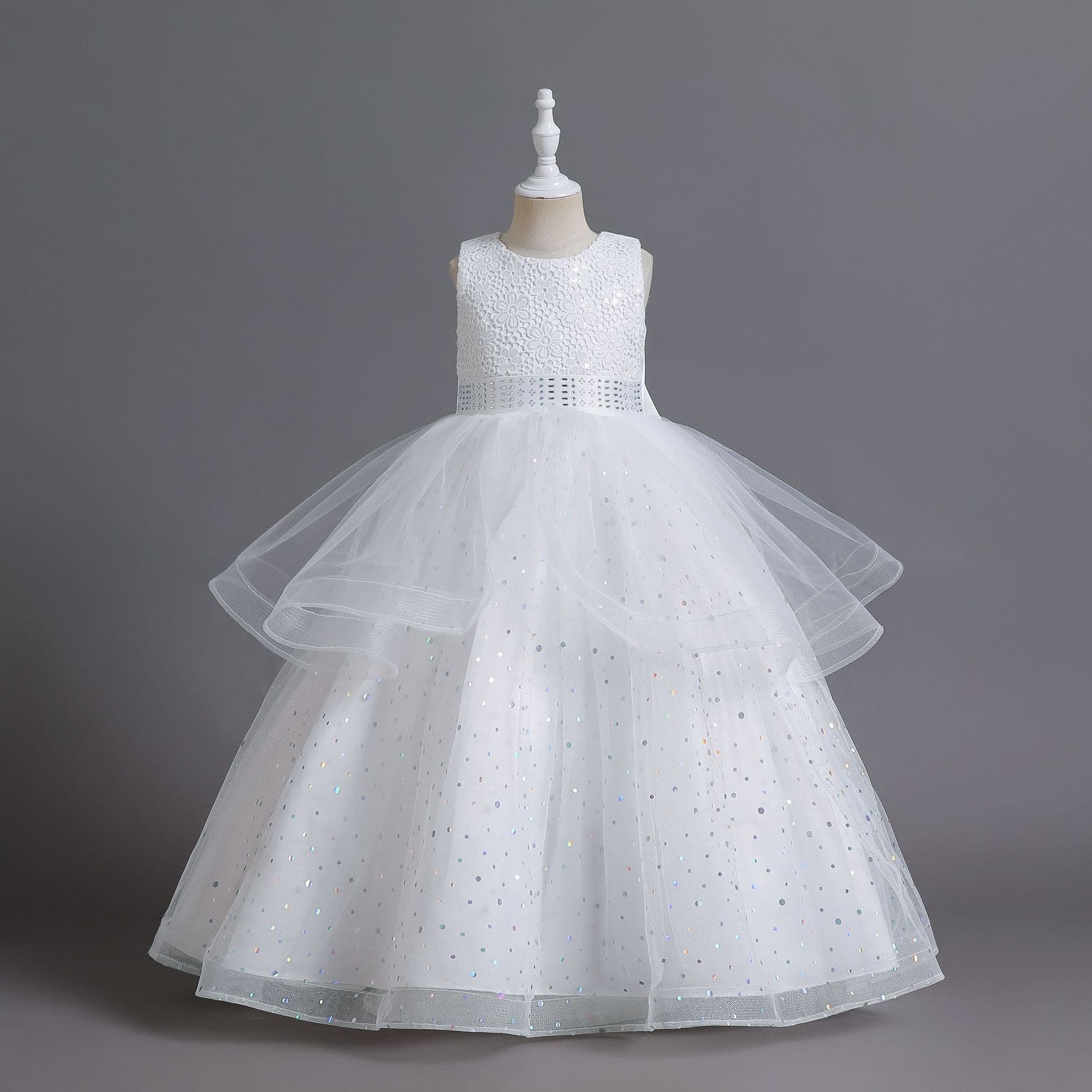 Children's wedding dress, small princess costume, piano performance costume, new collection, children's clothing 2