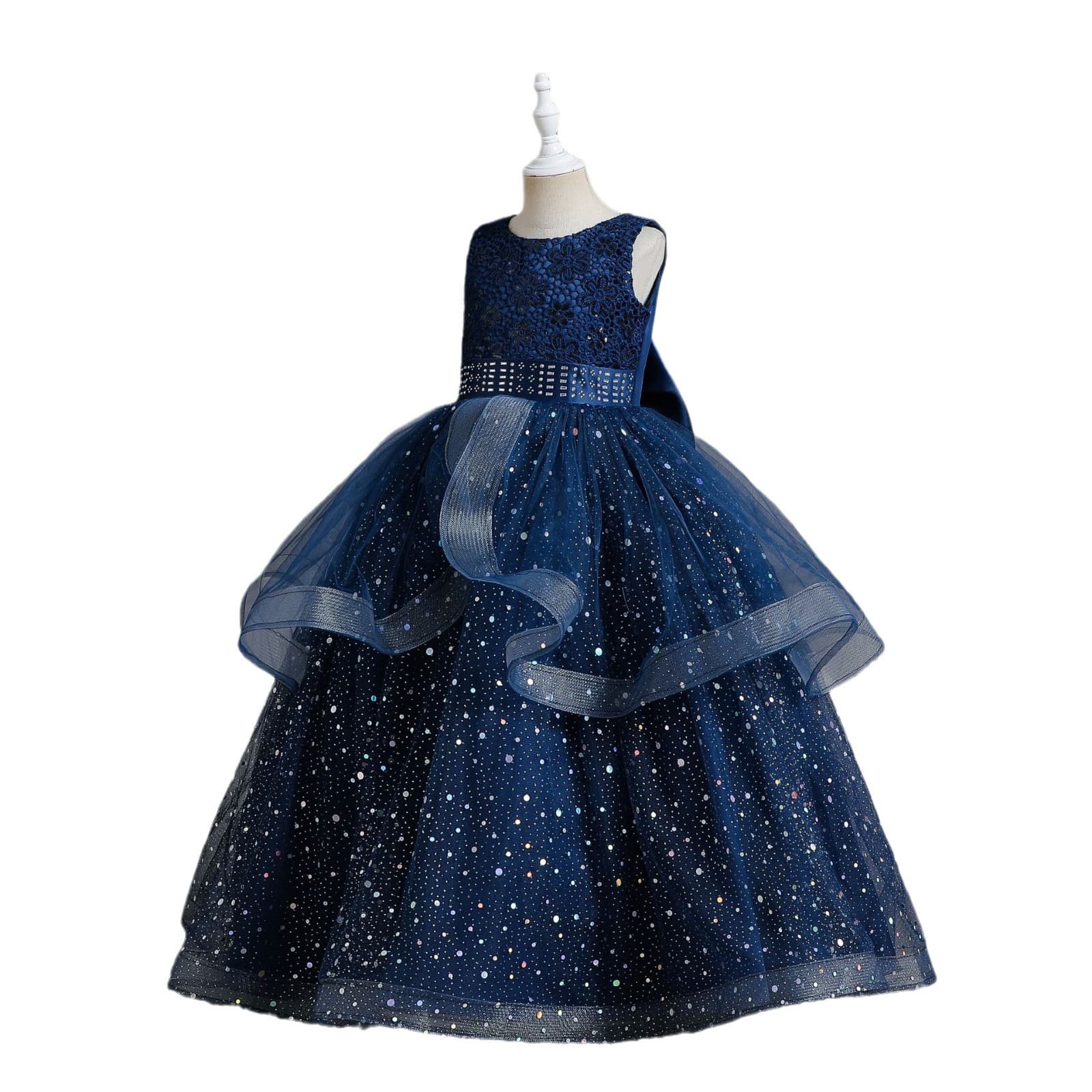 Children's wedding dress, small princess costume, piano performance costume, new collection, children's clothing 5