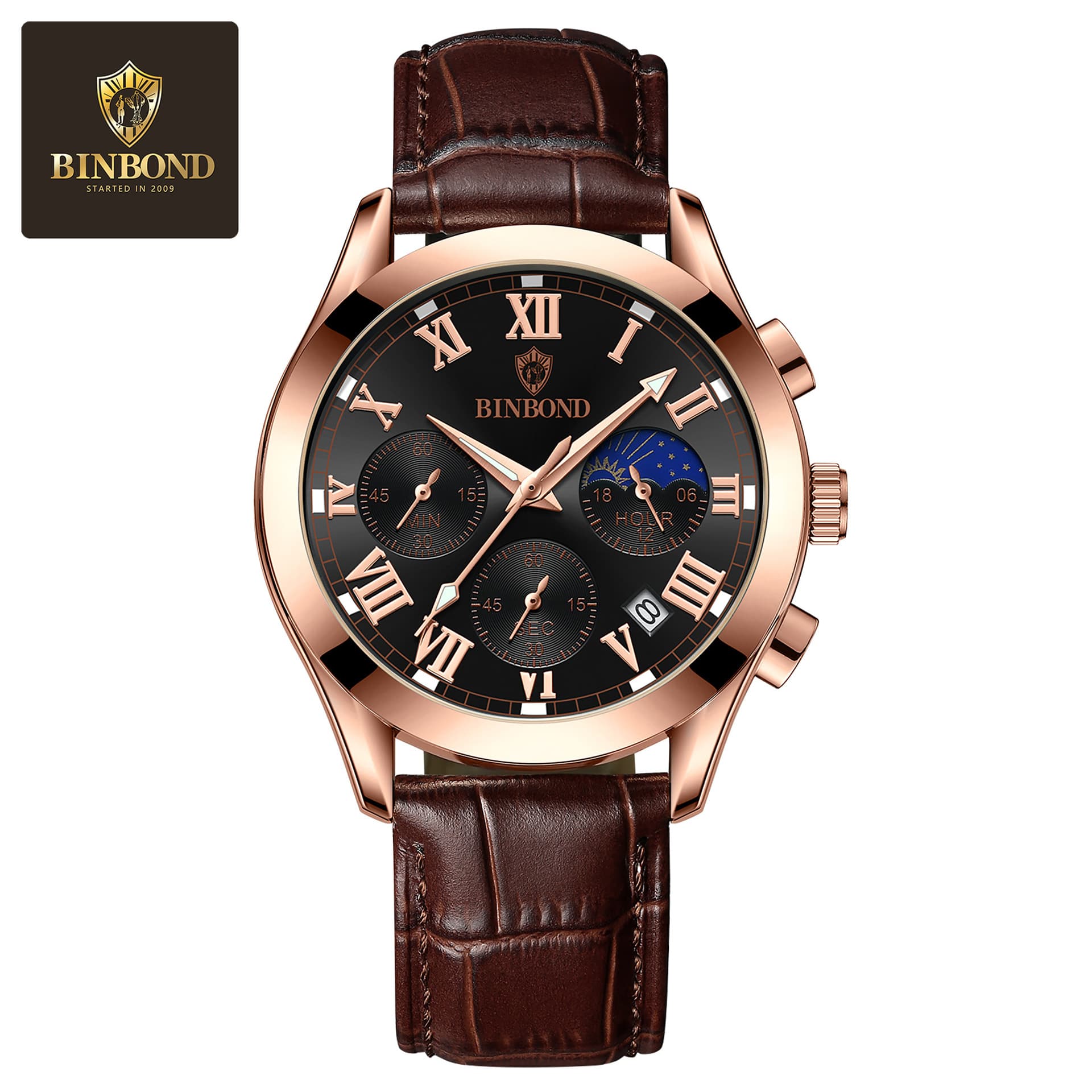 Universal sports waterproof swiss watch, men's watch 5