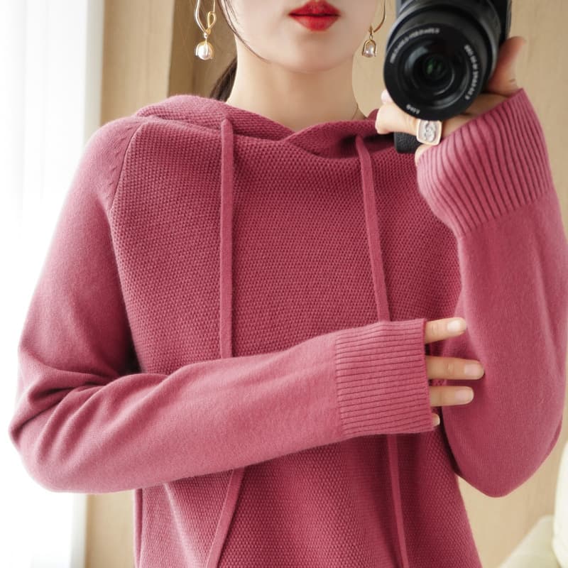 Autumn hoody, base body-friendly hoodie, knitted sweater, T-shirt, plus size 1