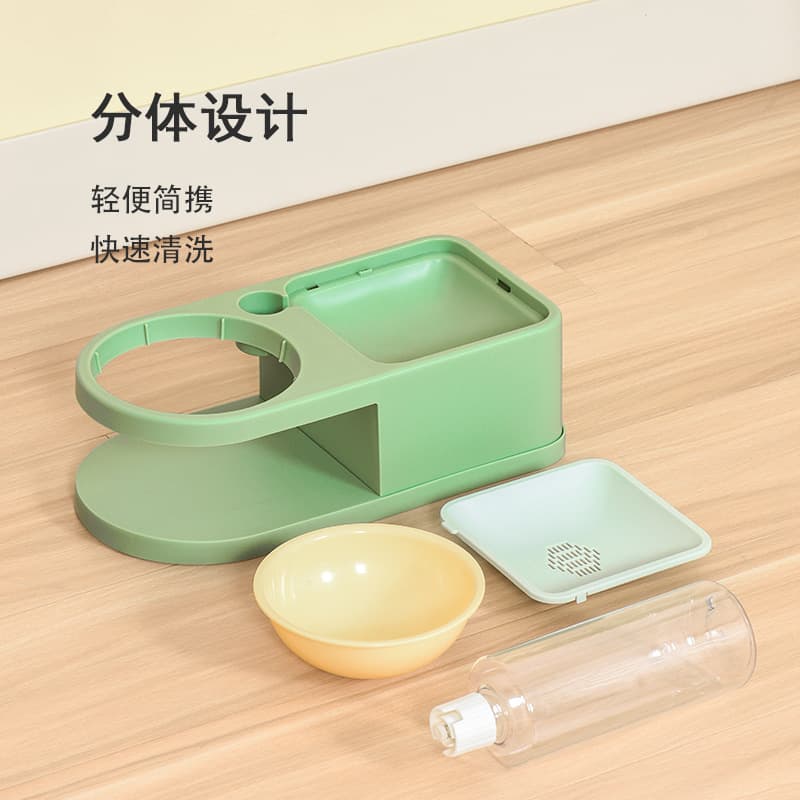 Factory direct selling cat rice bowl feed feed water dog bowl cat bowl double bowl of double bowl automatic drinking water cat food basin anti -overturned cat basin 4