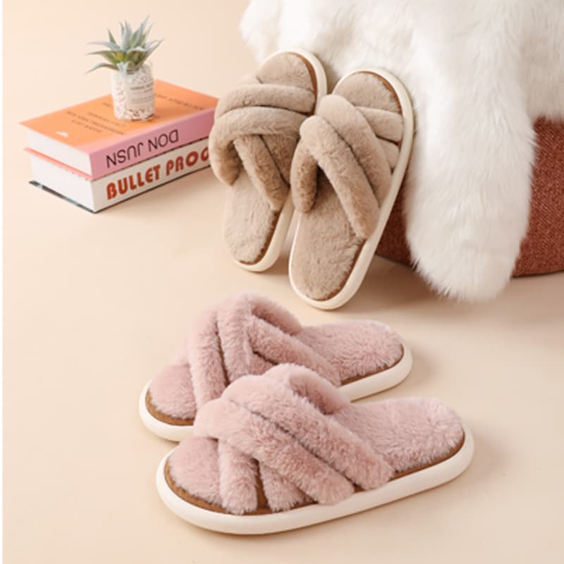 Winter non-slip breathable casual ultra-soft women's slippers, women's style, suitable for outdoor wear 2