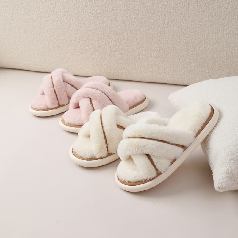Winter non-slip breathable casual ultra-soft women's slippers, women's style, suitable for outdoor wear 4