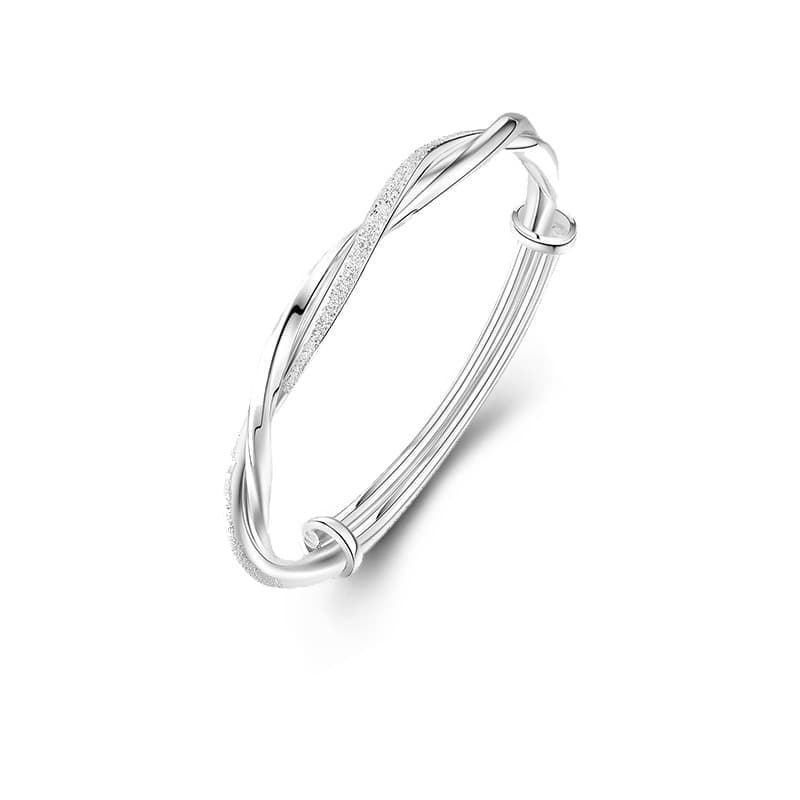 (Wholesale), fashionable silver bracelet, accessory with pigtail 5