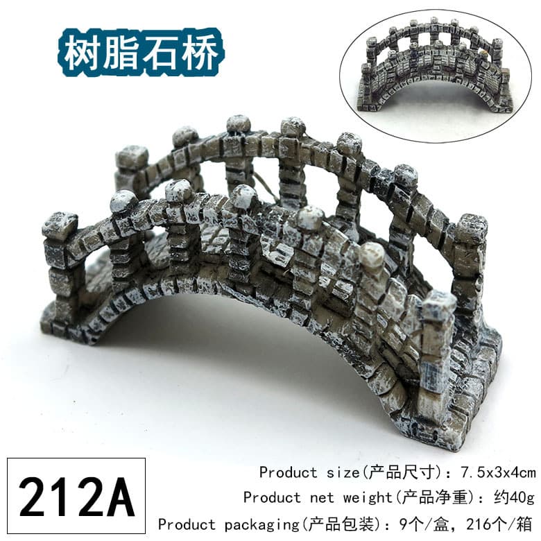 Aquarium reptile products fish tank landscaping resin crafts, aquarium ornaments, turtles climbing platform landscape decoration 3