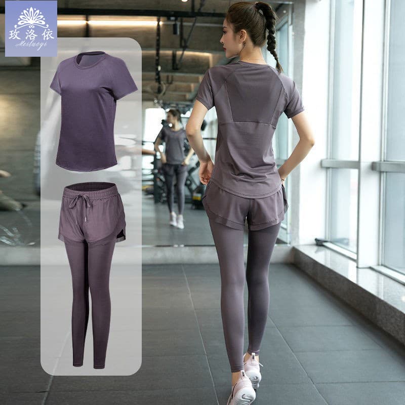 Yoga clothing, set, autumn sports suit, high-quality style, fitted, for running