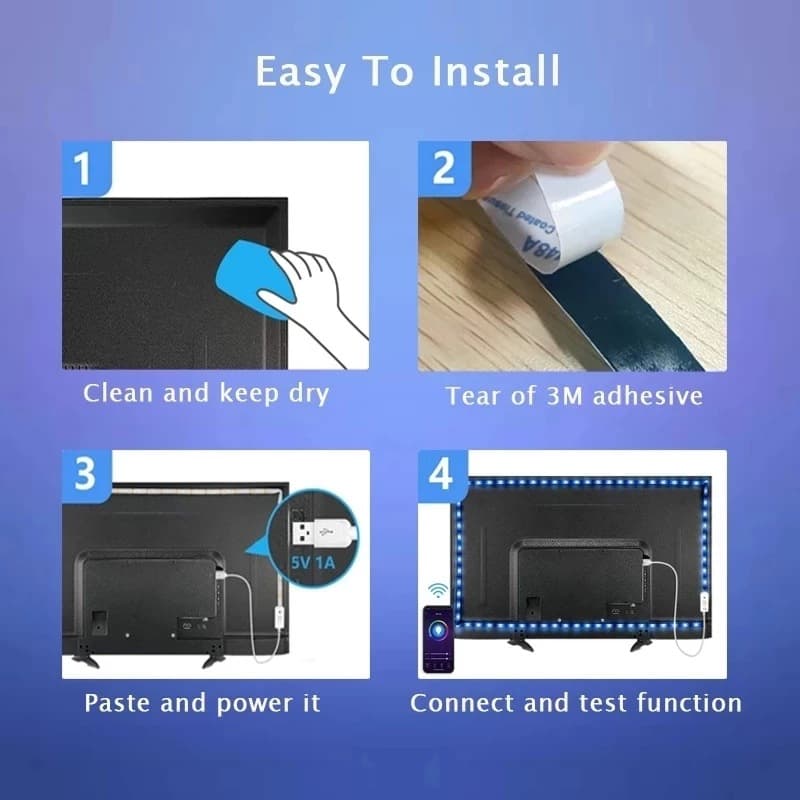 (Cross-border trading), LED light strip, lights, 5v, remote control 3