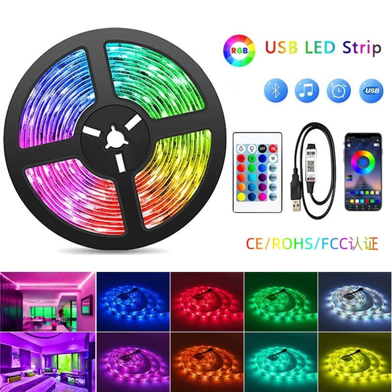 (Cross-border trading), LED light strip, lights, 5v, remote control 1