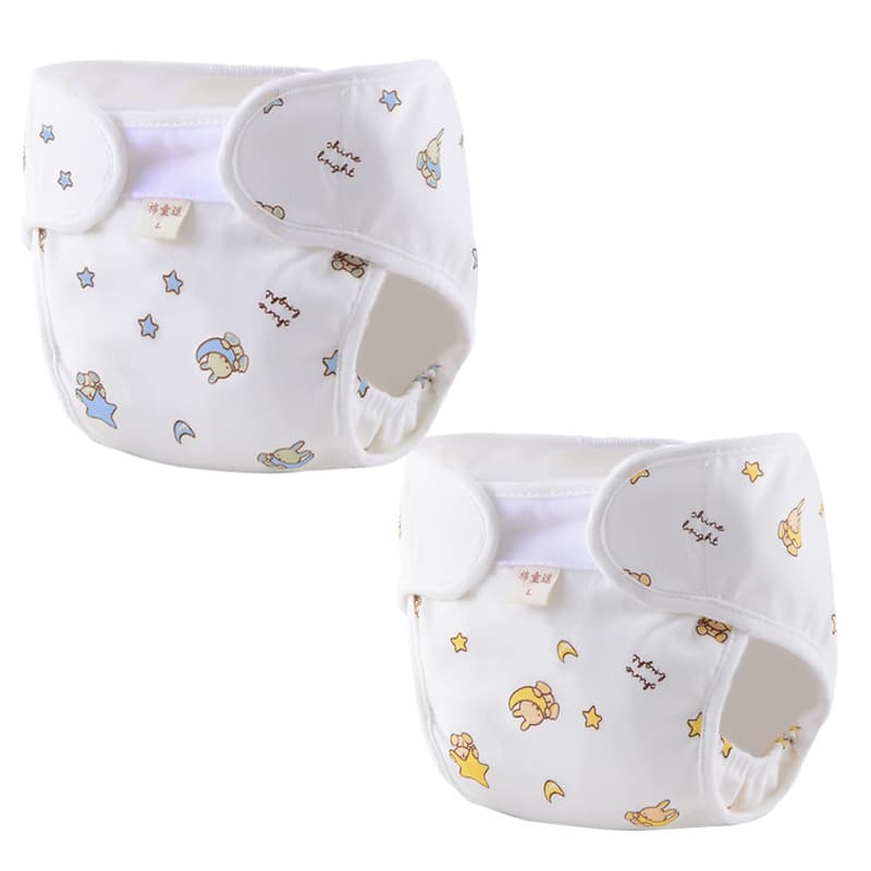 Diaper, waterproof breathable protective hermetic teaching trousers for baby for men and women girl's for training, washable 4