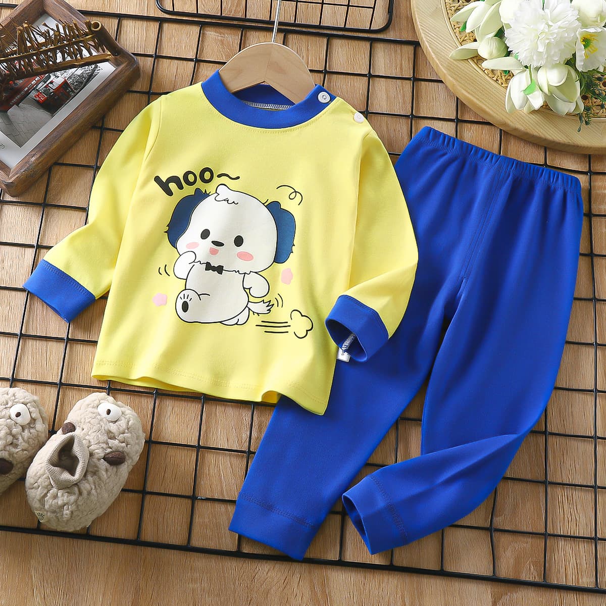 Children's set, cotton keep warm thermal underwear for boys, pijama, children's clothing 2