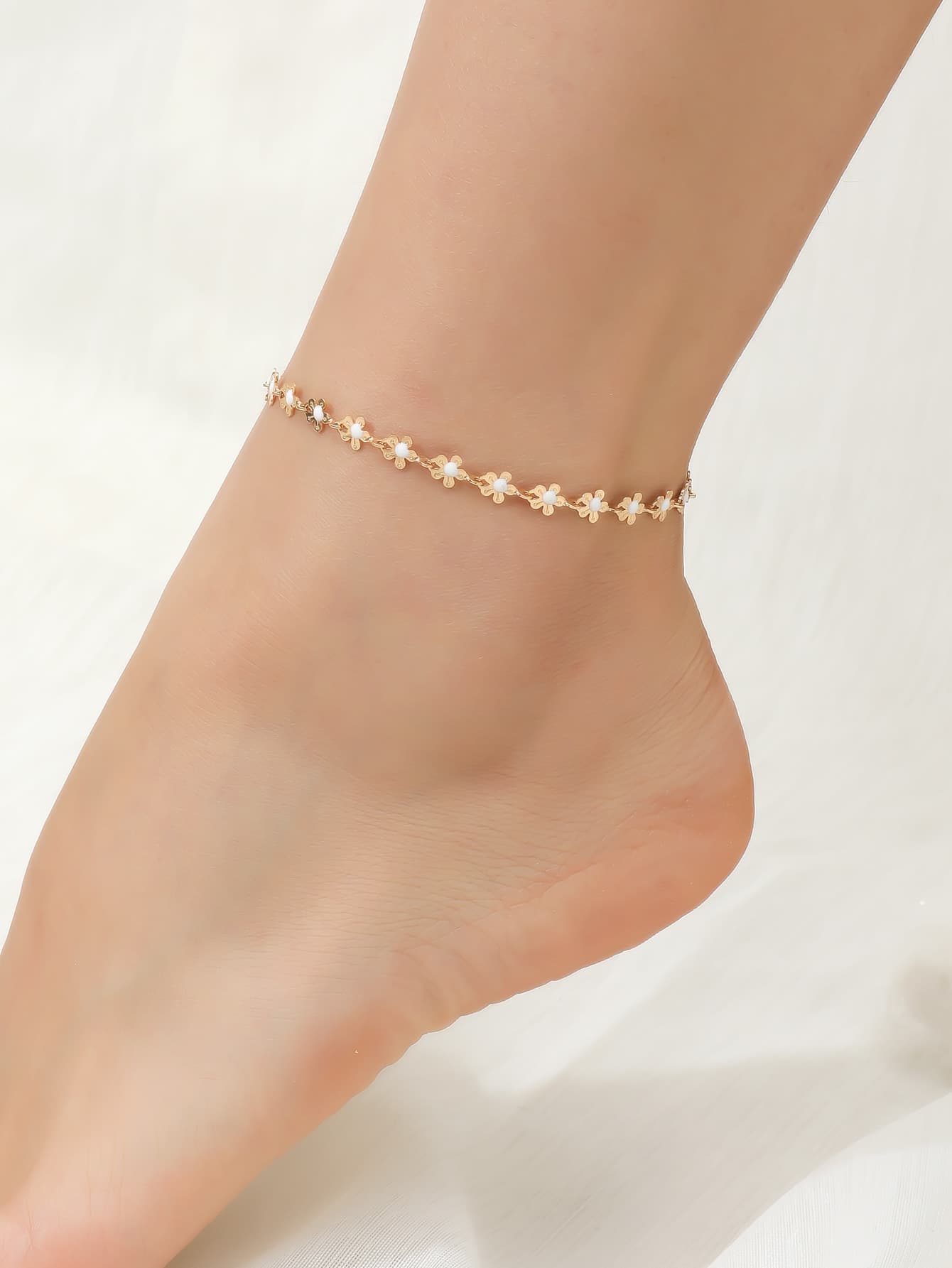 Brand creative genuine ankle bracelet, accessory, boho style, simple and elegant design, European style 2