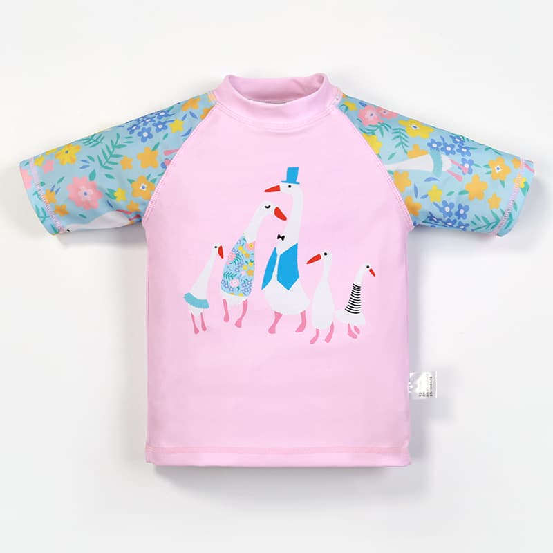 (Cross-border trading), children's swimwear, cartoon split uniform, set, for teenagers, 3 piece set 4