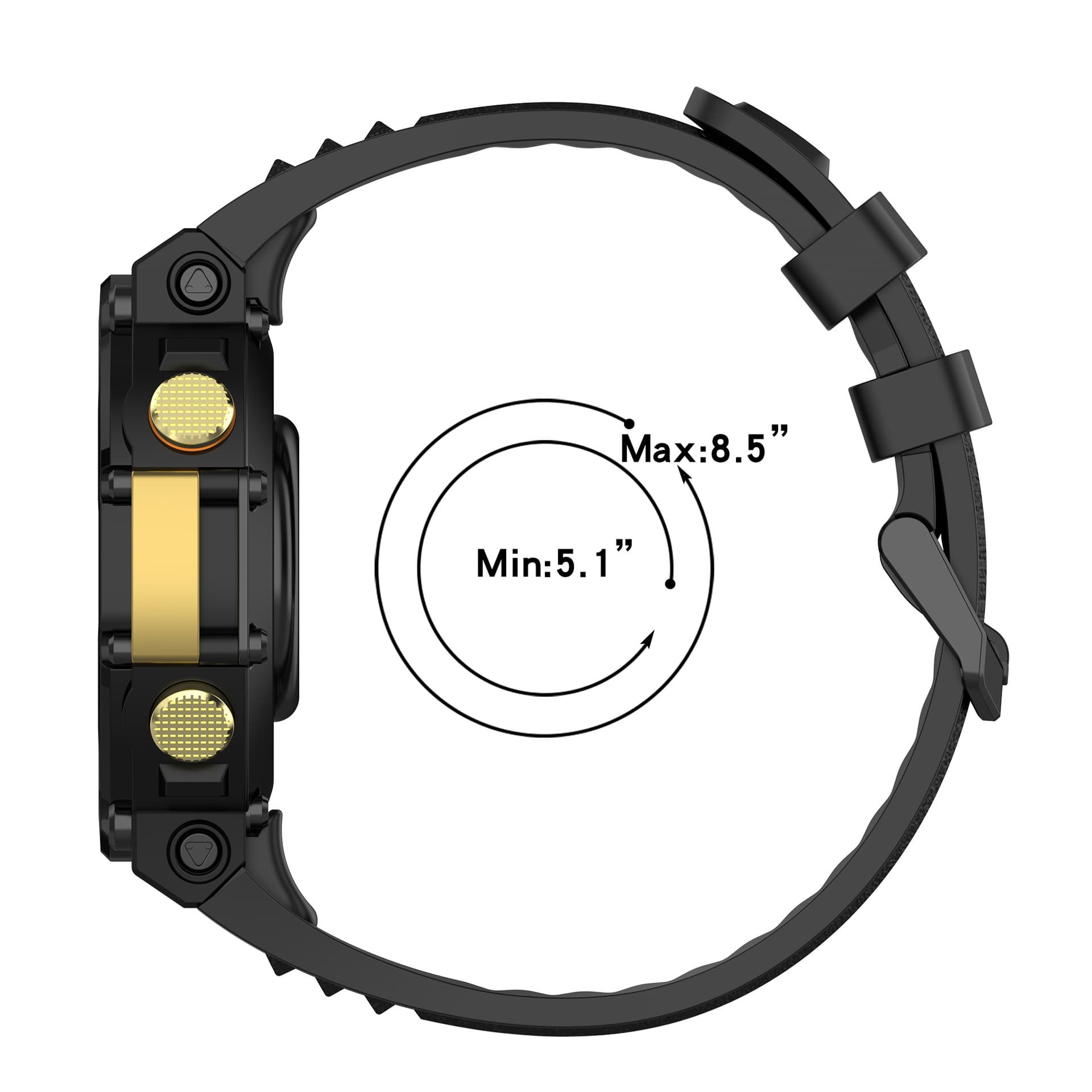 Applicable to the Huami bracelet T-Rex2 strap Amazfit T-Rex2 official monochrome sports silicone replacement strap 3