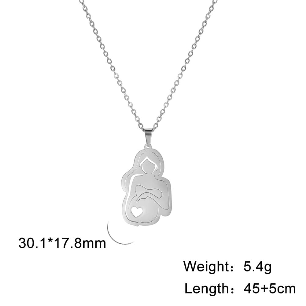 (Cross-border trading), necklace stainless steel, accessory, pendant 4