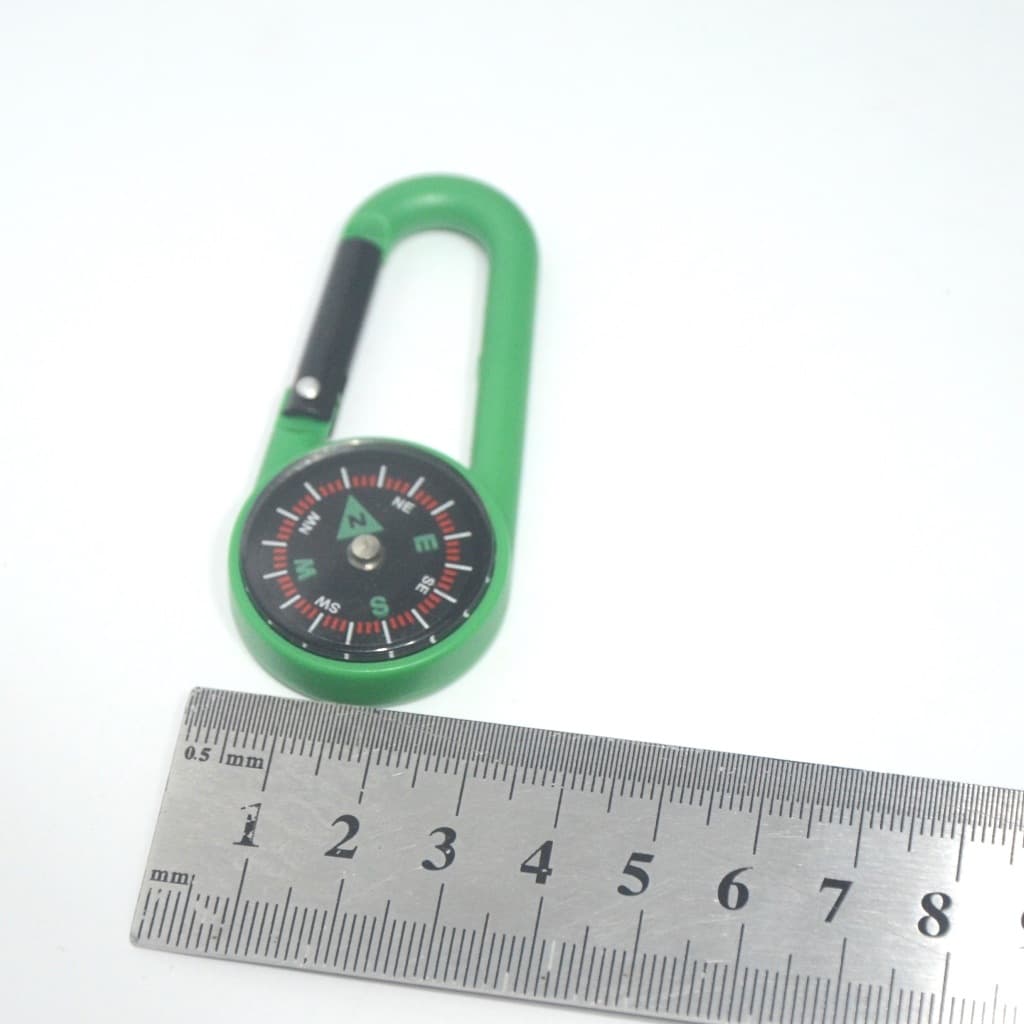 Outdoor Camp Multi -function Kuaising buckle compass compass plastic compass needle climbing guideline pointed north needle 4