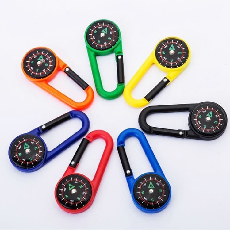 Outdoor Camp Multi -function Kuaising buckle compass compass plastic compass needle climbing guideline pointed north needle