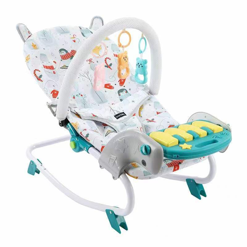 Children's baby rocker, cradle for new born, highchair, crib, teaches balance 1