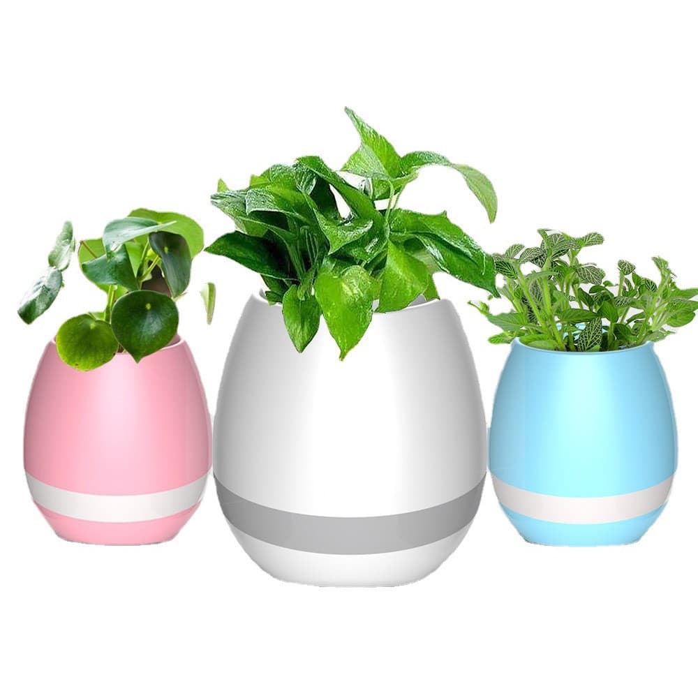 Smart flowerpot, speakers, multifunctional night light, bluetooth 4