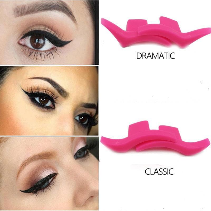 [厂家货源硅胶眼影wing eyeliner stamp 眼线尾翼印章眼线笔工具] 3