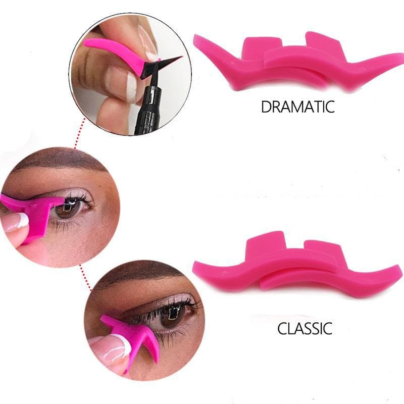 [厂家货源硅胶眼影wing eyeliner stamp 眼线尾翼印章眼线笔工具] 1