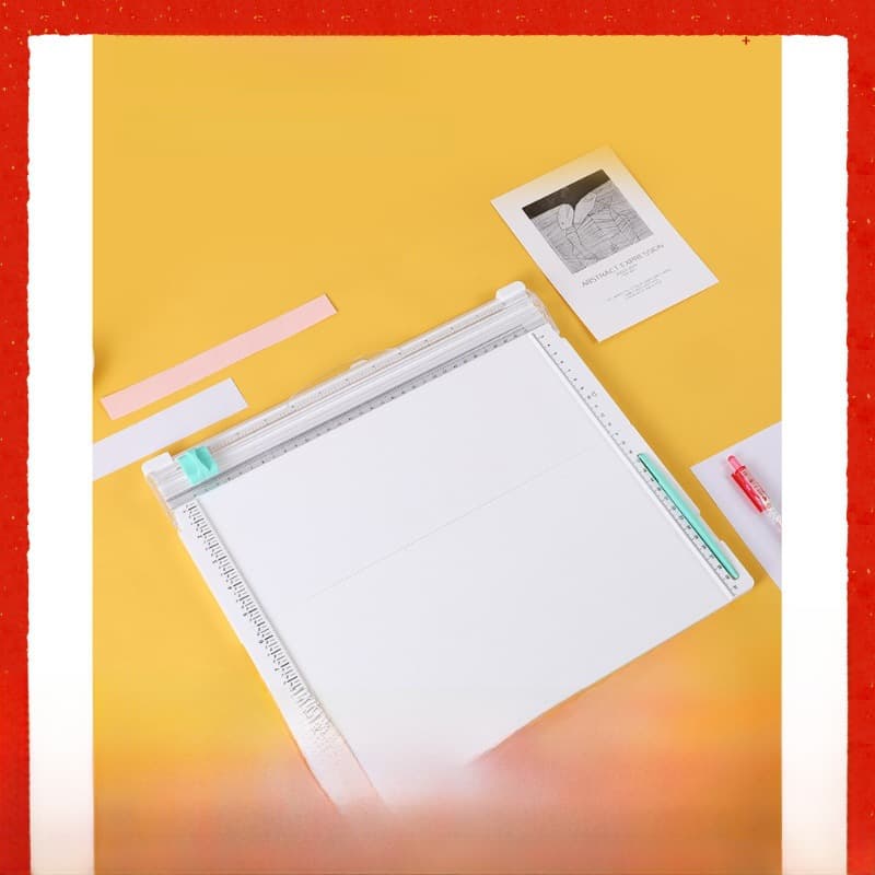 A4 paper cutter folding scratch knife handmade diy paper cutter paper cutter student paper cutter four-in-one 2