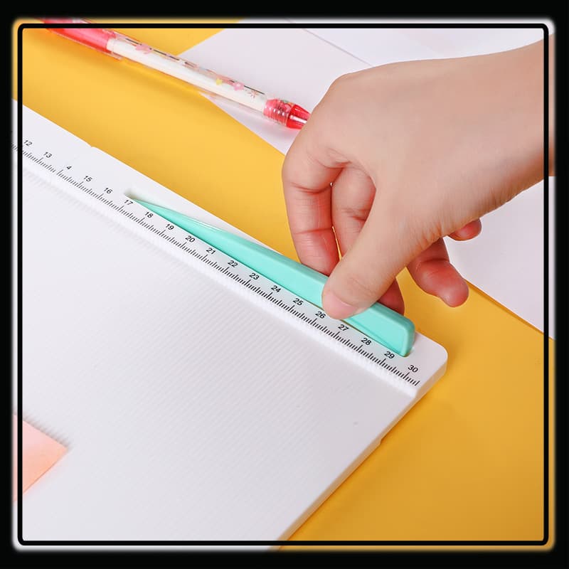 A4 paper cutter folding scratch knife handmade diy paper cutter paper cutter student paper cutter four-in-one 4
