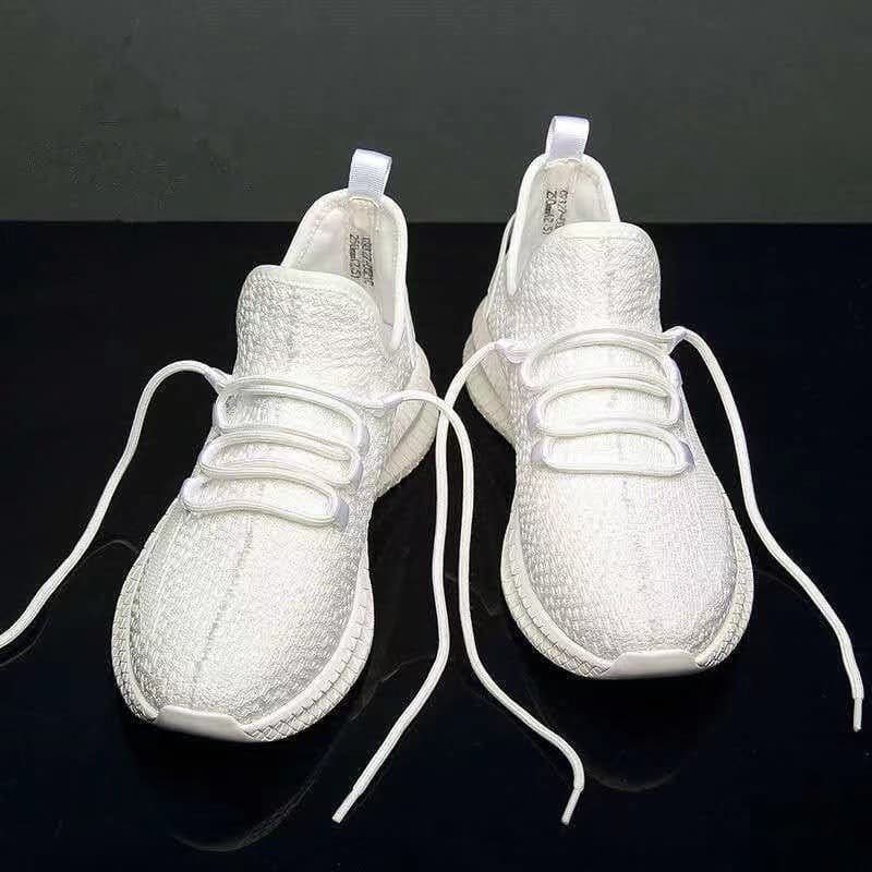 Manufacturers of sports shoes wholesale men's new breathable popular spring and autumn sports shoes flying woven casual mesh cloth shoes for delivery 3