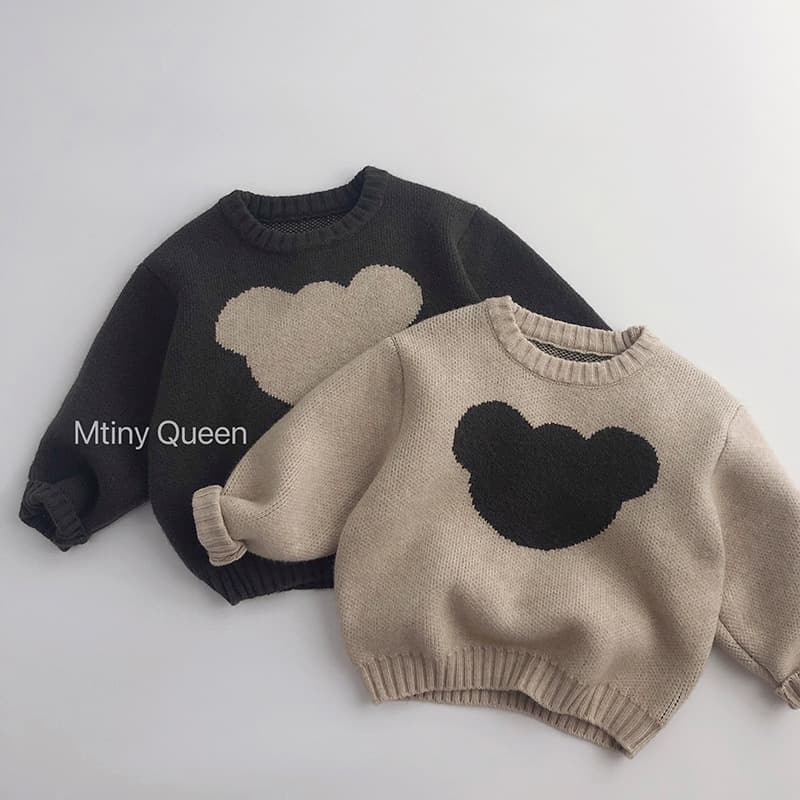 Retro children's demi-season sweater, knitted thermal underwear for men and women girl's with a round collar, Korean style, loose fit