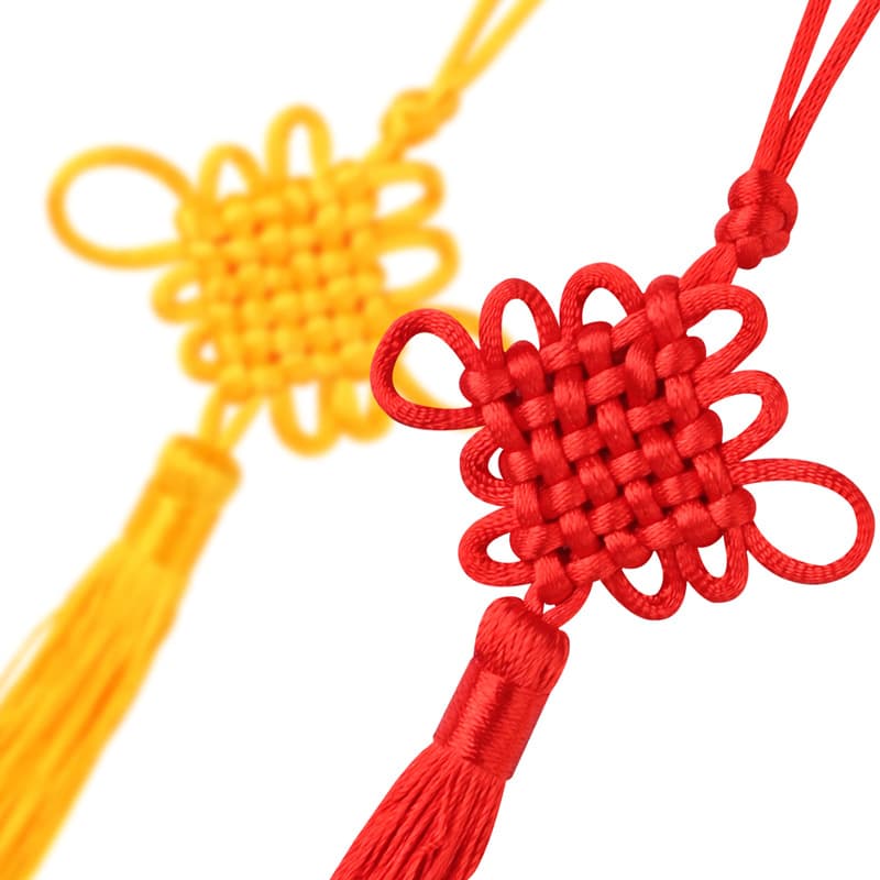 (Wholesale), small woven pendant with tassels handmade, 5 size, (Physicals) 5