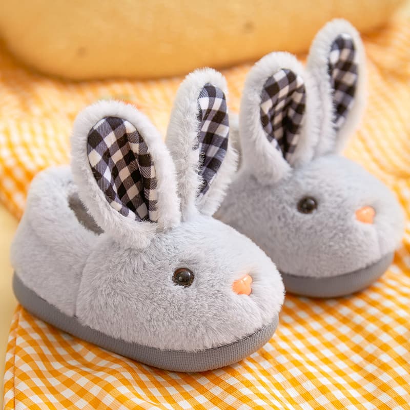Children's demi-season keep warm slippers for boys, closed heel 2