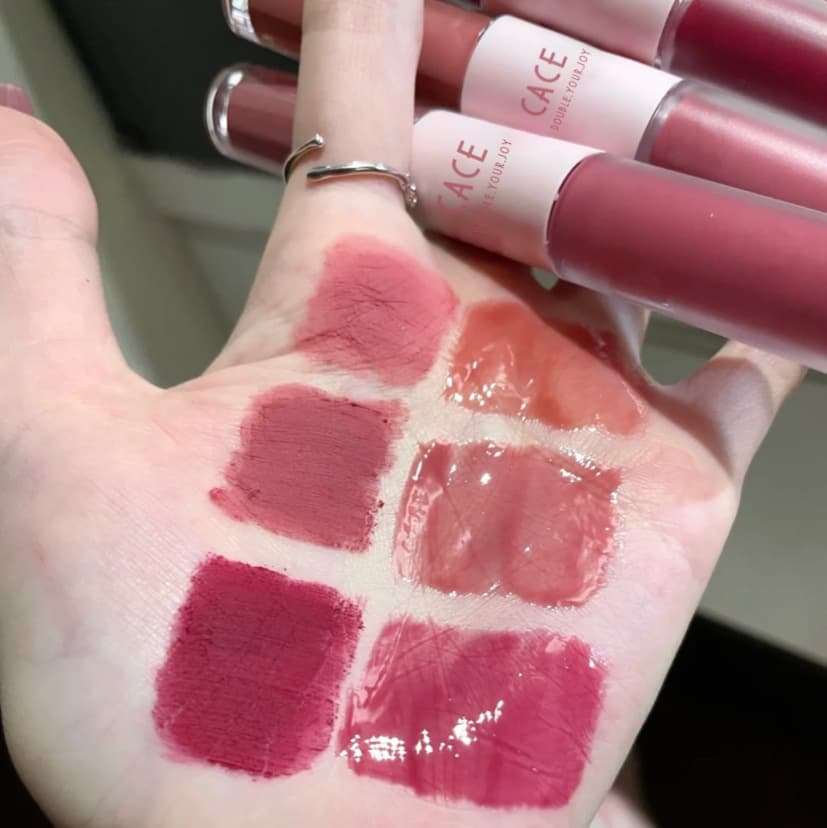 CACE Fun Double-ended Lip Glaze 6 Colors Available Popular Makeup Affordable Student Lipstick Matte Hot Recommended Manufacturer Wholesale 2