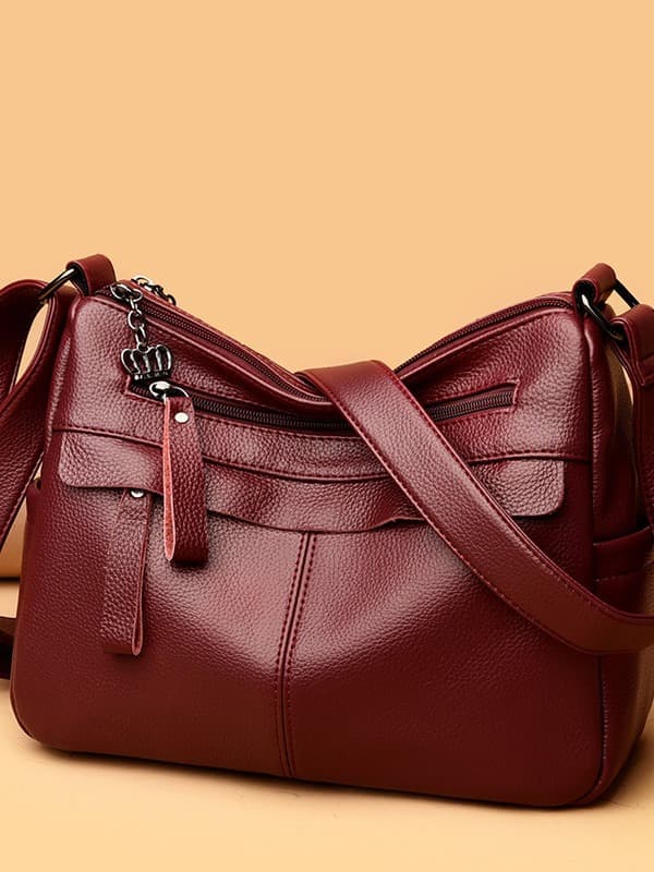 Universal shoulder bag, one-shoulder bag for leisure, genuine leather 5