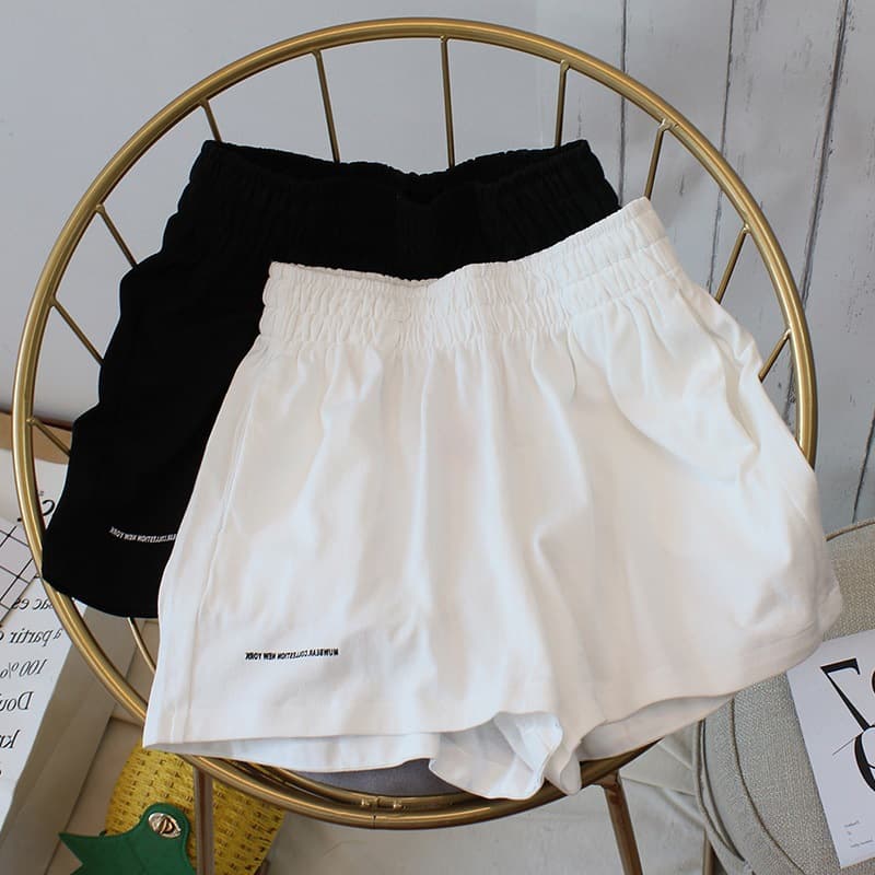 Trousers for students, summer Japanese shorts for leisure, high waist