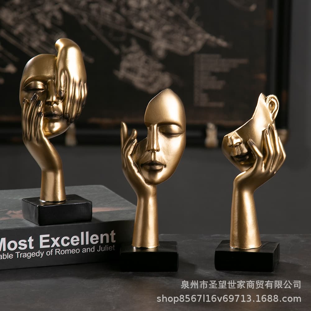 (Cross-border trading), resin decor, decorations for office for living room, European style, simple and elegant design 1
