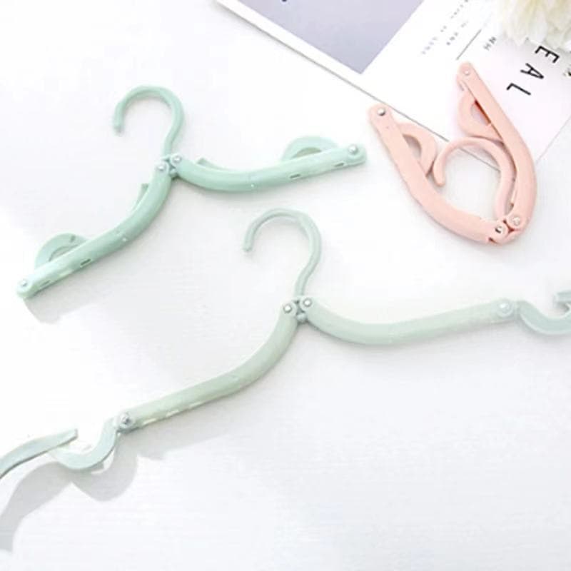 Plastic handheld travel hanger for traveling, shoe last to go out, socks, small drying rack 2
