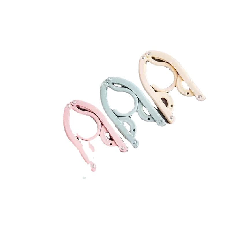 Plastic handheld travel hanger for traveling, shoe last to go out, socks, small drying rack 5