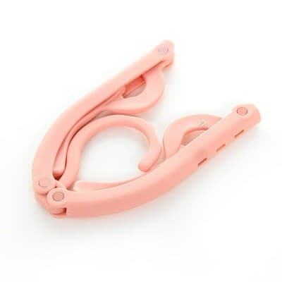 Plastic handheld travel hanger for traveling, shoe last to go out, socks, small drying rack 8