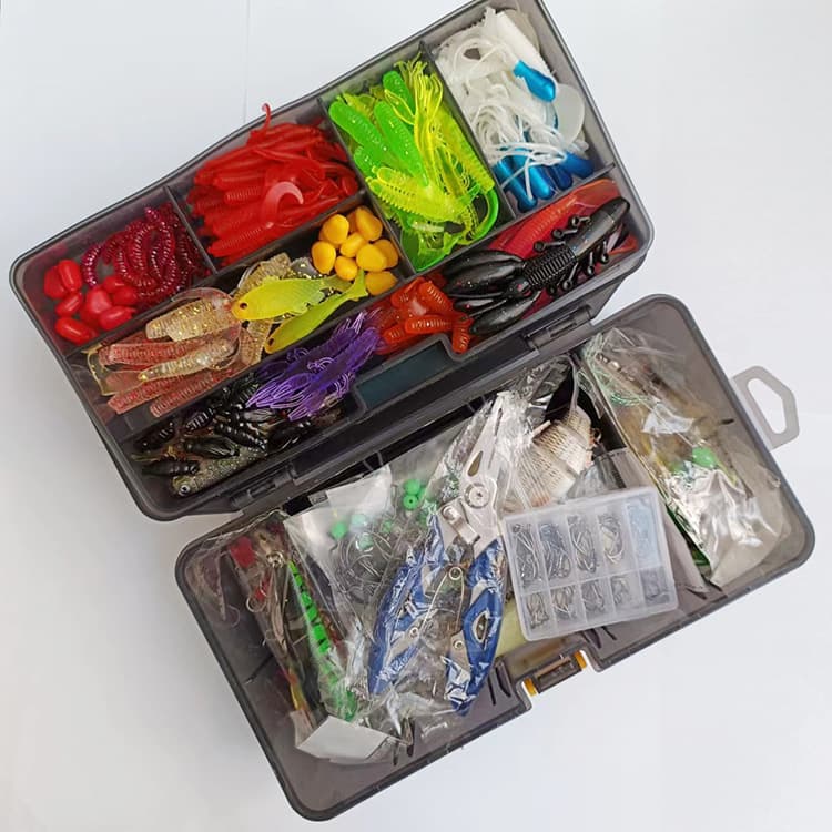 Luya bait 439 pieces of multi -swimming bait hard bait hard bait sequins multi -section of fish cross -border fishing gear fake bait set 2