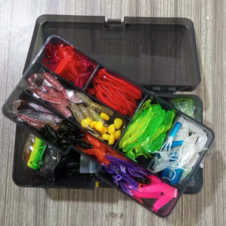 Luya bait 439 pieces of multi -swimming bait hard bait hard bait sequins multi -section of fish cross -border fishing gear fake bait set 3