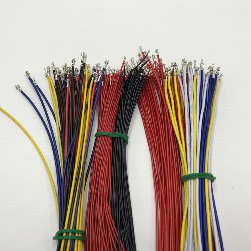 PVC electronic wire processing wire harness silicone electronic wire Teflon electronic wire processing terminal wire customization 3