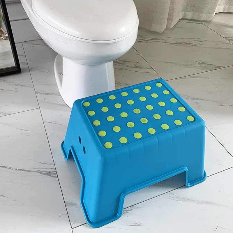 Plastic stool dining table stool to change shoe stool children's low stool bathroom stool square stool fashion small bench A anti -slip stool 3