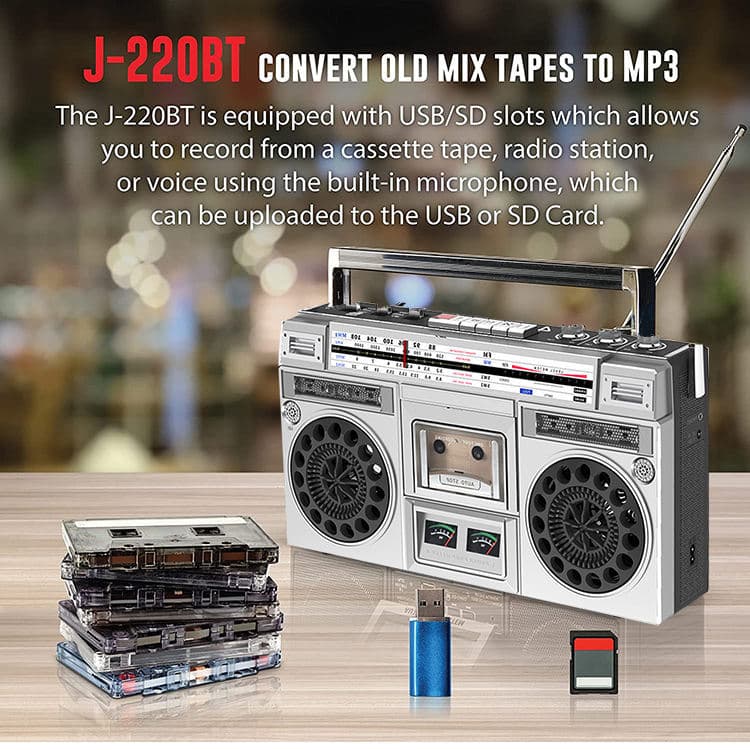Cross -border new product old digital radio Radio Cassette convenient 8922BT tape recorder 1
