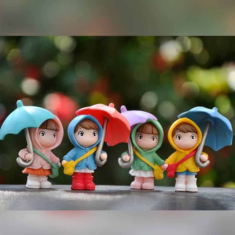 Umbrella, doll for home use, micro landscape, for beloved, home decor 3