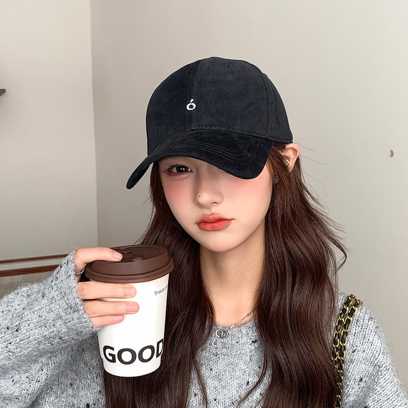 Demi-season hat, retro baseball cap, Korean style, with embroidery, American style 4