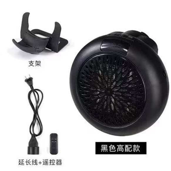 Cross -border mini small household heater hot air fan desktop portable wall -mounted round -mounted circular electric heating manufacturers direct sales 5