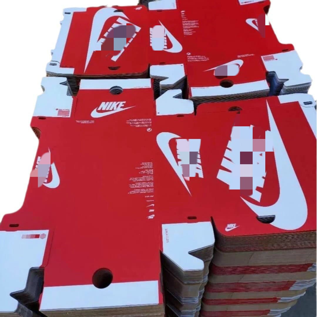 Manufacturer supplies trendy brand shoe boxes in stock kraft paper shoe storage box packaging box color box folding flip shoe box 4